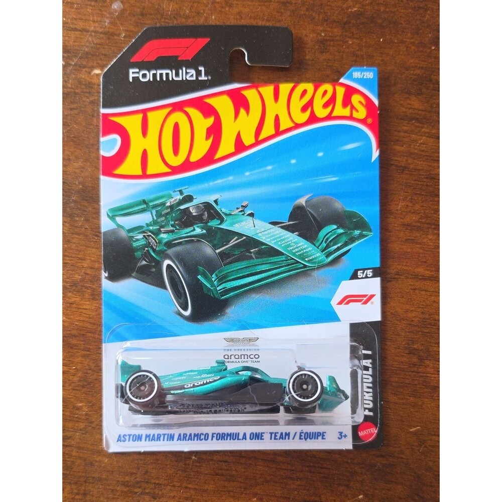 Hot Wheels Aston Martin Aramco Formula One Team Green Die-Cast Car